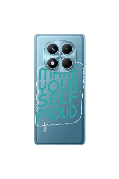 Other Xiaomi Redmi Note 14 Pro Make Your Self Proud Transparent Silicone TPU ...