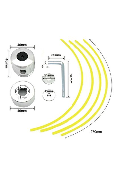 Greentech Örümcek Kafa Üstten Vidalı Tırpan Başlığı GT-H-09