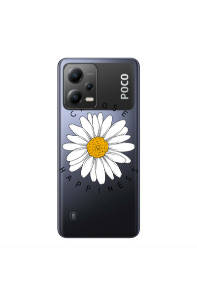 Other Xiaomi Poco X5 Chose Happines Transparent Silicone TPU Θήκη