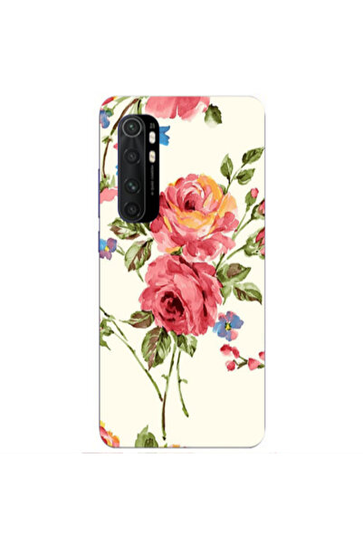 Other Xiaomi Mi Note 10 Lite Violet and rose Transparent Silicone TPU Θήκη