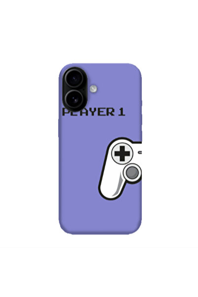 Other Apple Iphone 16 plus Player 1 Purple Colored Silicone TPU Θήκη