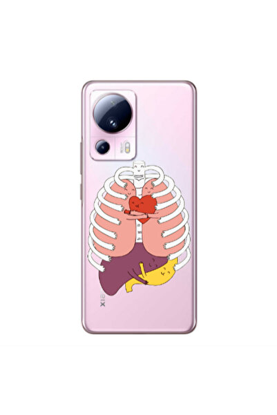 Other Xiaomi Mi 13 Lite Anatomy Transparent Silicone TPU Θήκη