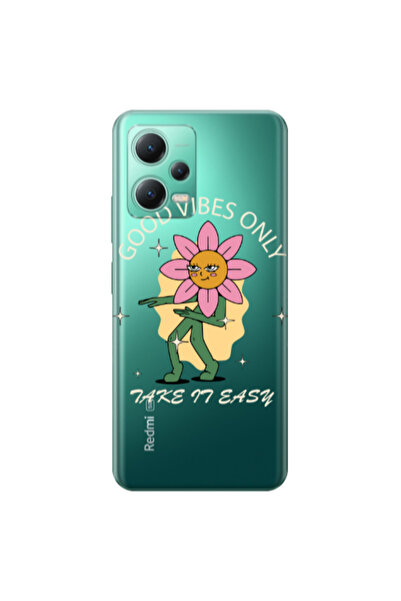 Other Xiaomi Redmi Note 12 Pro Plus 5G Good Vibes Only Transparent Silicone T...