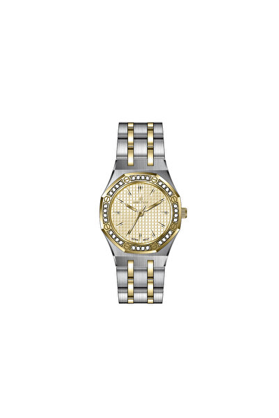 Seen Time Sine Time Women's Watch Hexagonal Design with Rhinestones