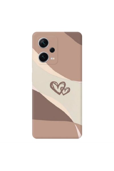 Other Xiaomi Redmi Note 12 5G Mini Hearts Transparent Silicone TPU Θήκη
