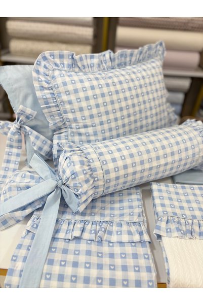 GAYE EV TEKSTİLİ Baby Crib-Park Bedding Set Cotton [with Candy Pillow]
