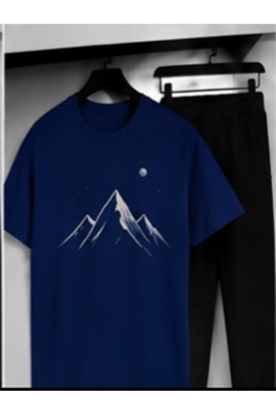 ship master Summer Collection New Arrival T-Shirt & Shorts Set Printed Patter...