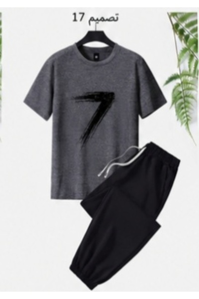 ship master Summer Collection New Arrival T-Shirt & Shorts Set Printed Patter...