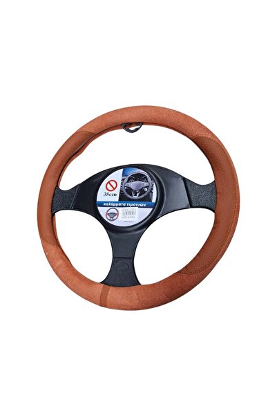 Tradesor Κάλυμμα τιμονιού αυτοκινήτου - SMZ-9 - 123077 - Light Brown