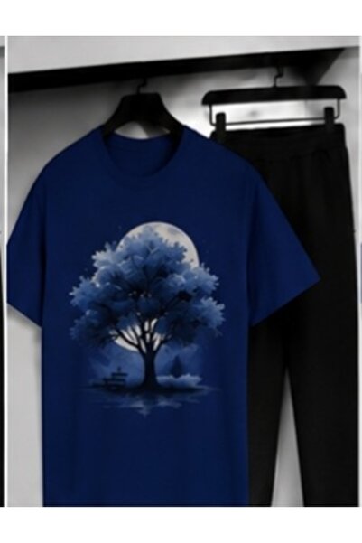 ship master Summer Collection New Arrival T-Shirt & Shorts Set Printed Patter...