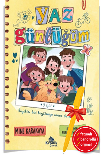 Kronik Kitap Alfa Kalem ile Yaz Günlüğüm (Mine Karakaya) YENİ Hikayeler Kitap