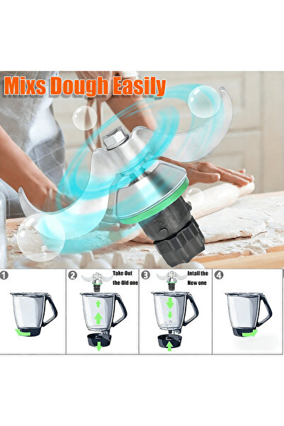 Choice Stainless Steel Dough Kneading Blade Replacement for Thermomix TM5 TM6...