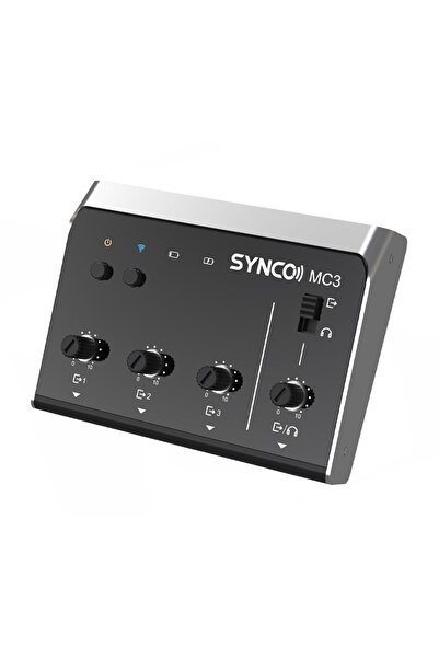 SYNCO μίκτης ήχου MC3-LITE, 4 καναλιών, Bluetooth, 500mAh, γκρι