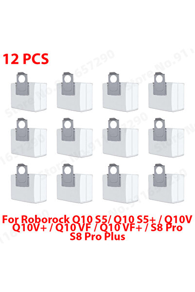 Choice15 مجموعة من 12 قطعة لـ Roborock Q10 S5 / Q10 S5+ / Q10V / Q10V+ / Q10 ...