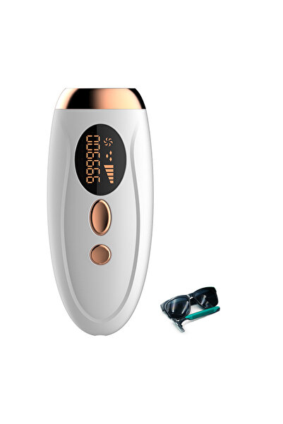 Choice8 EU Plug White Portable Laser Hair Removal 999900 Flashes Home Painles...