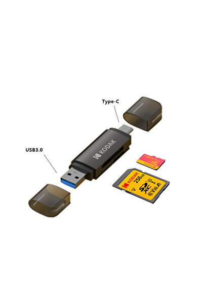 Choice8 Kodak Card Reader KODAK Micro SD Card U3 V30 128GB 256GB 64GB 4K High...