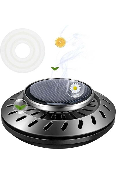 Generic Car Air Freshener Diffuser – Solar UFO Rotating Aromatherapy Car Perf...