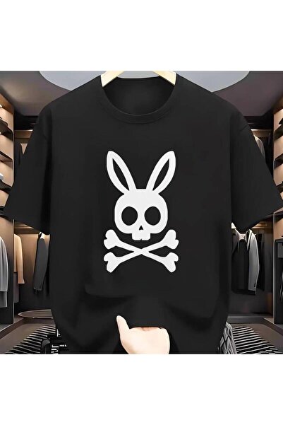23 nisan Rabbit Skeleton Print Creative Theme, Smooth Surface Easy Care, Tren...