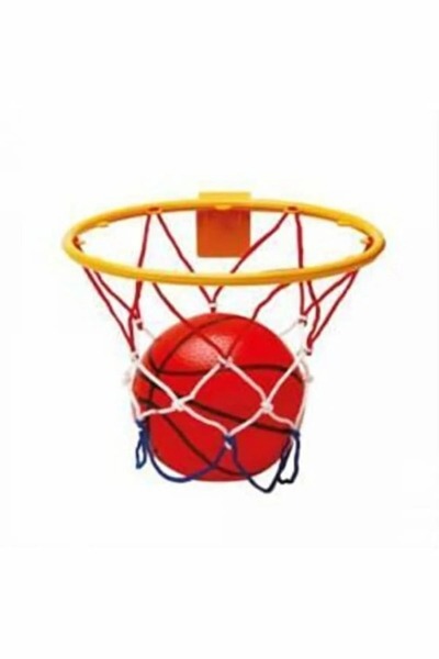 abnturk Oyuncak Ev Tipi Fileli Basketbol Potası ve Top Kapı Arkası Askılıklı ...