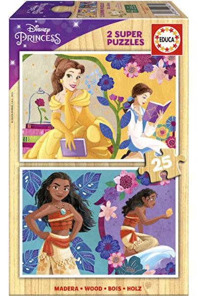 EDUCA Puzzle din lemn pentru copii 25 piese