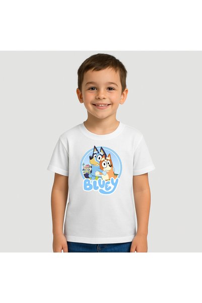 Fruit of the loom Tricou copii Bluey 100% Bumbac