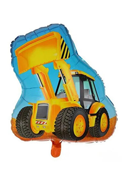 pratikpastacılık Large Size Scoop Construction Car Foil Balloon 75X63