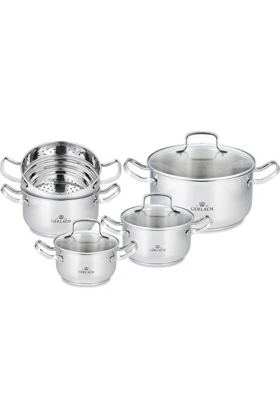 Gerlach Set 9 oale, Gerlach, Inox, Argintiu