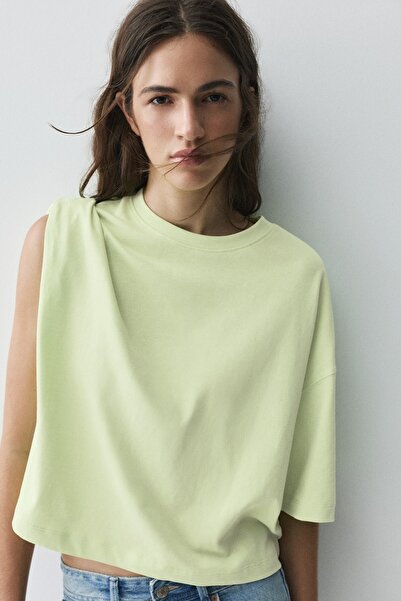 Pull & Bear Boxy short sleeve tişört