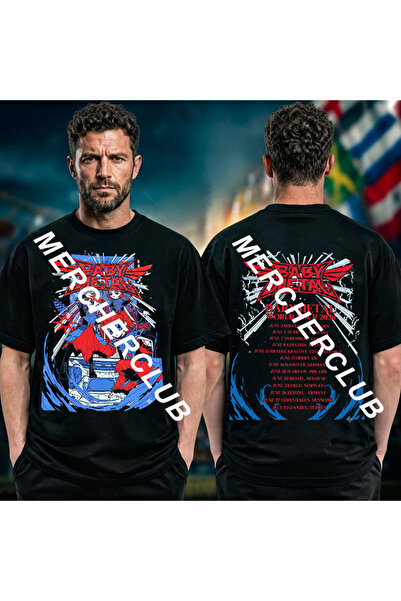 Mercher Club Baby Metal World Tour 2026 Istanbul Merch, Unisex Relaxed T-Shirt
