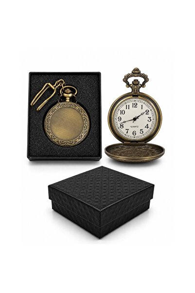 Store Özel Kutulu Siyah Baskıya Uygun Köstekli Saat 4x5 Cm – Kişiye Özel Logo...