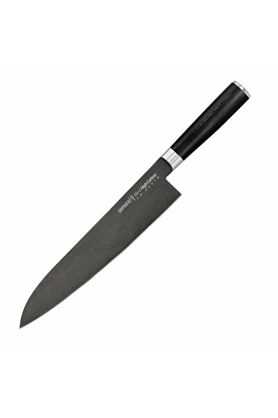 Samura Cutit de bucatar, Samura, MO-V, Stonewash, Inox, 240 mm, Negru