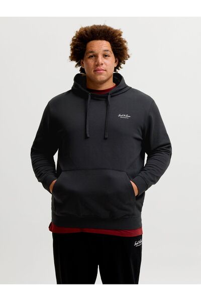 Jack & Jones Plus Kapuzenpullover Plus Size Logo Kapuzenpullover
