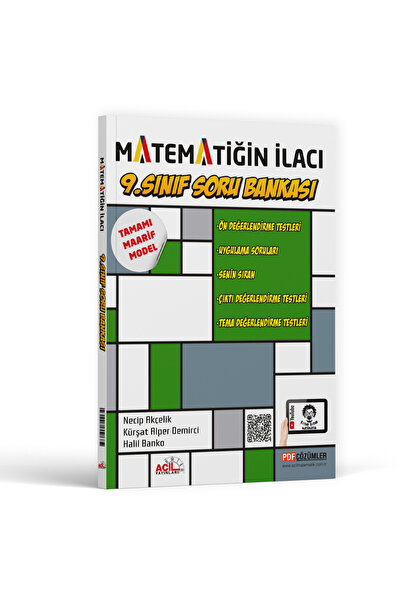 Acil Yayınları 9. Sınıf Matematiğin İlacı Soru Bankası Maarif Modeline Uygun 2027