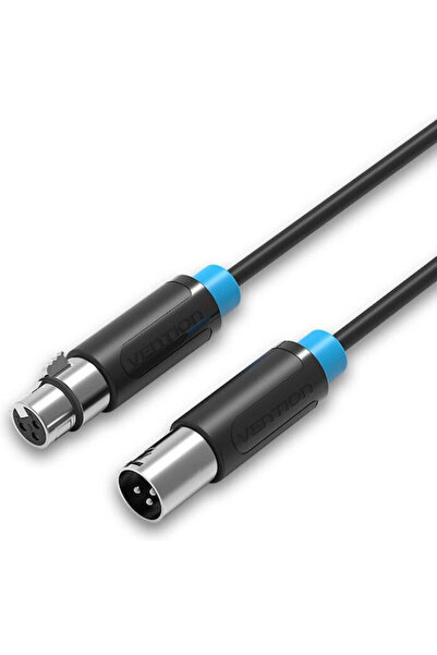 Vention Καλώδιο XLR αρσενικό σε XLR θηλυκό 3μ (BBFBI)