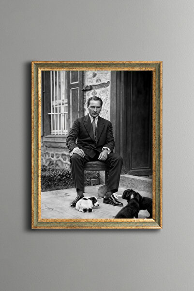 epiqart Ataturk - Vintage Patterned Painting - Fine Model