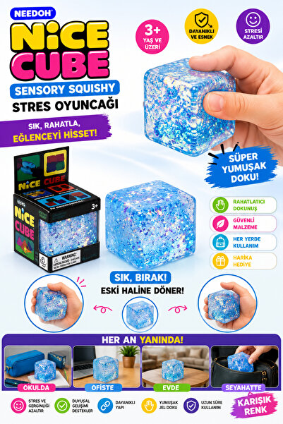 Firsatkolay Needoh Nice Cube Sensory Squishy Stres Oyuncağı
