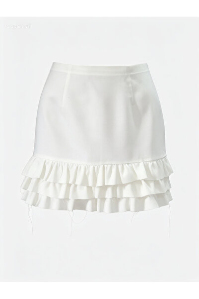 Atelier Carmen Babes Λινή φούστα