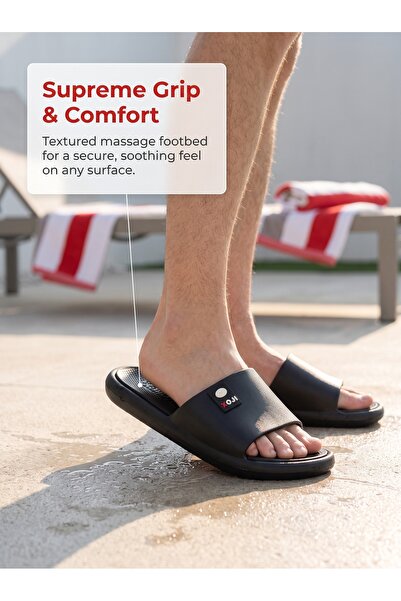 GlobalOne Mart Men's Casual Summer Slides - Saudi Made Quality - Super Light ...