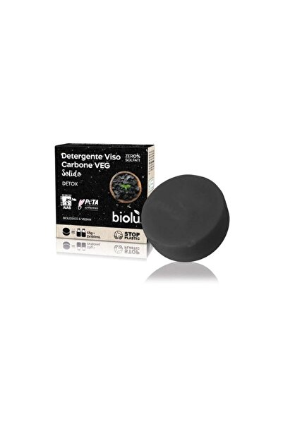 Biolu Gel de curatare solid pentru fata cu carbune activ 55g