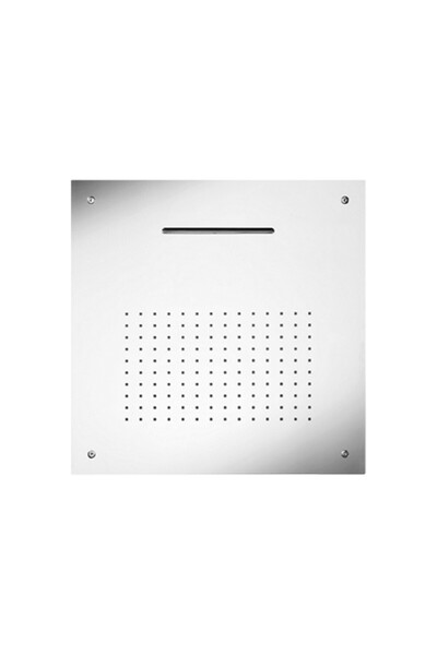 Almar Temptation Chrome Κεφαλή Ντους Εντοιχισμού Οροφής 50x50 εκ. 2 ροών E044...