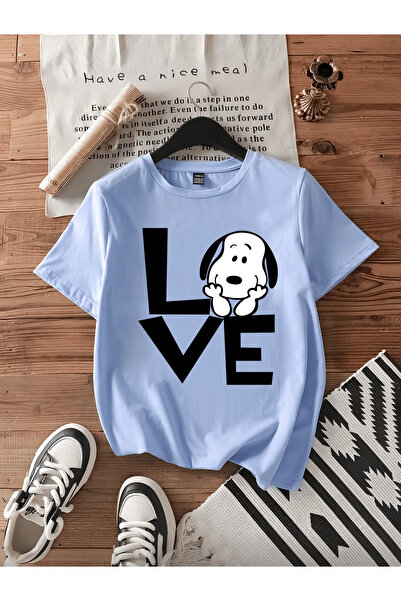 MAGORS Snoopy New Season Printed Circular Neck Cotton Short Sleeve Children's...