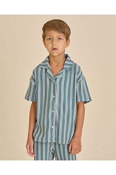 REDTAG Boys Green Polo Shirt