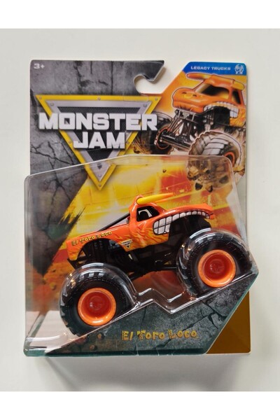 Sunman 1:64 Ölçek Monster Jam Oyuncak Araba EL TORO LOCO, Büyük Tekerlekli Ca...