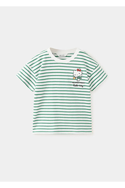MANGO Baby Hello Kitty çizgili tişört
