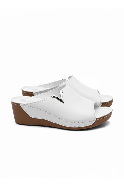 ENDER STEPS Inside and Outside, 100% Genuine Leather, Padded Sole, V-Buckle W...