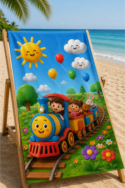 BEYDEX Beach Towel Kids Collection Premium Special Design Quick Drying Microf...