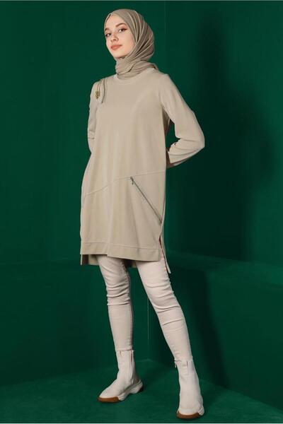 Alvina Zipped Detail Trainers Tunic 43304
