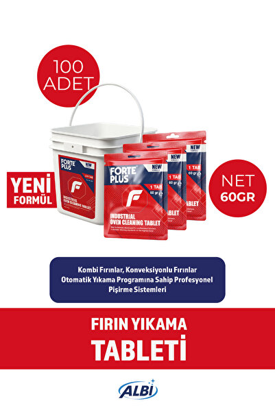 -Fırın Yıkama Tableti 60GR-100'lü Paket