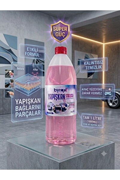 Yapışkan Sökücü 1 Litre - Araç Boyasına Zarar Vermez Kalıntısız Temizlik Spreyi (1000 ml)
