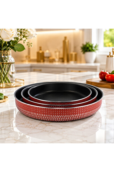 laverahome Mondial Non-Stick 3-Piece Tray Set32/28/24Cm |